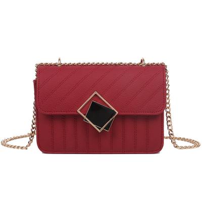 China Fashion Fashion All-match Chain One-Shoulder Messenger Small Square Bag for sale