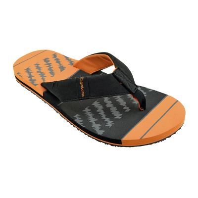 China Cheap Wide Strap Rubber Sole Flip Flops With Eva Insole Printing Flip Flop Slippers For Men for sale