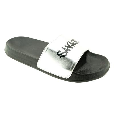 China Fashion\Comfortable\Durable Men PVC Slip On Slide Slippers With High Quality for sale