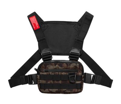 China Multifunctional Black Adjustable Tactical Custom Chest Rig Bags Outdoor Activity Vest for sale