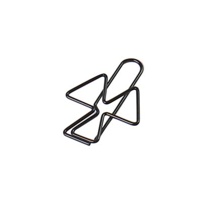 China Metal Customized Shape Flat Colored Metal Cutie Paper Clips for sale