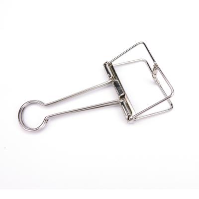 China New kawaii stationery promotion jumbo office binder clips eco-friendly cute custom metal shape for sale