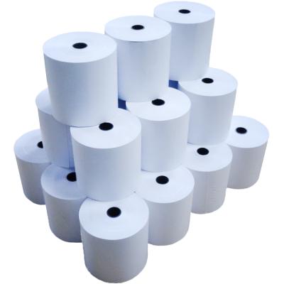 China Light Color Thermal Receipt Paper Rolls 3 1/8 80x80 mm 70gsm Thermal Paper Jumbo Roll for sale