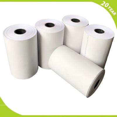 China Factory supply clear china color top quality custom pre printed 80x60 mm 70gsm up to rolls BPA FREE thermal paper for sale