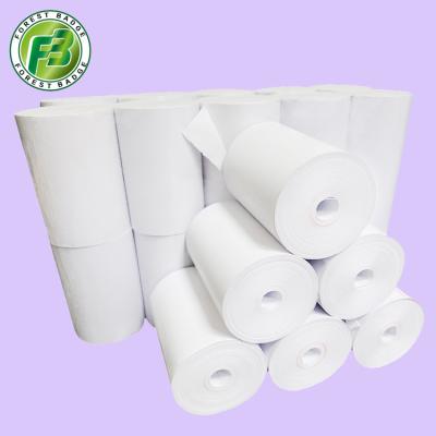 China Custom Clear Color Size 57x30mm 70gsm Coreless Thermal Printer Roll Suppliers Indonesia for sale