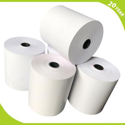 China Clear 3 Color Thermal Cash Register Paper 80x80 Mm 70gsm Indonesia Malaysia Suppliers 3 1/8 for sale