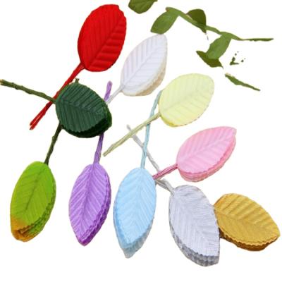 China decorative flowers & wholesaleGarlands Plant Craft Flower Decoration Home Scrapbooking Flowers Colorful Artificial Leaves for sale