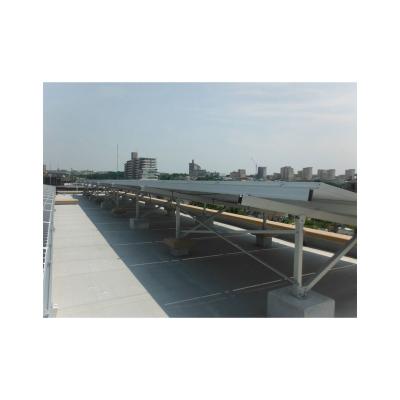 China Promotional Roof Solar Panel Racking System Moving Flat Roof Solar Racking System for sale