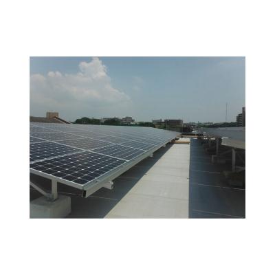 China Professional Solar Ground Racking Flat Roof Racking System Mount Roof Factory Solar System for sale