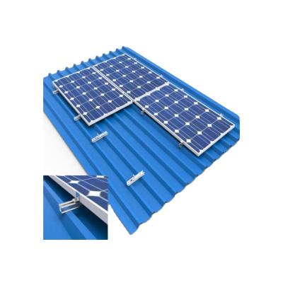 China Factory Price Factory Price Flat Roof Rack Solar System Trackless Metal Rack Roof Solar Mount for sale