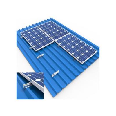 China New Style Metal Solar Panel Roof Railless Metal Roof Mount Solar Roof Mount for sale