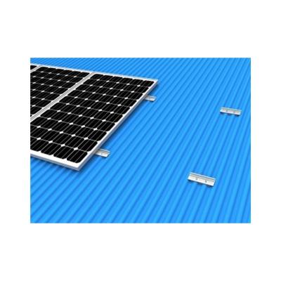 China Roof Factory Flat Roof System Professional Trackless Metal Roof Solar Mounting Solar Mount for sale