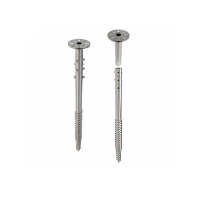 China Steel High Quality Steel Pole Anchor Pedestal Ground Screw Solar Mounting for sale