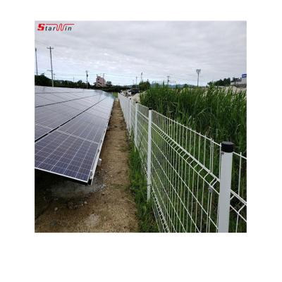 China Starwin 2022 Hot Selling Easily Assembled Solar Barrier And Iron Fencing For Ground Mounting Projects for sale