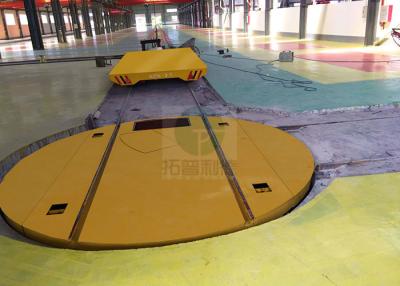 China 5t industrial electric turntable for steel mill material handling car on railway for sale