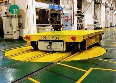 China Motorized Industrial Turntable On Cross Rails For Mold Transfer Trolley for sale