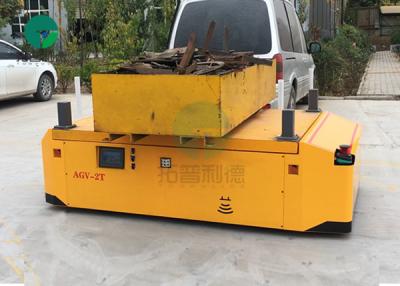 China Heavy load battery operated steerable agv automated guided vehicle for sale