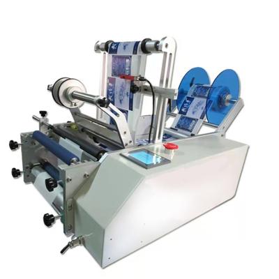 China Beer Bottle Semi-Automatic Labeling Machine For Canned Plastic Bottle Labeler 100W for sale