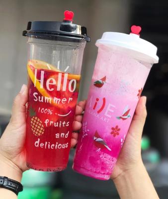 China Vaso de plástico desechable de 95 calibres para bebidas, jugo de 360 ​​ml en venta