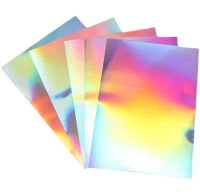 China Holografische vinyl A4 inkjet sticker papier zelfklevende a4 labels voor laserprinter Te koop