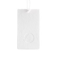 Cina Carta Hang Tags With Cotton String di Logo Printing Clothing Label Paper in vendita