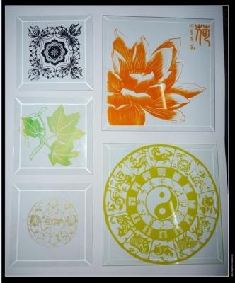 China Screen Printed Glass Decorative Glass modern design interior design for sale