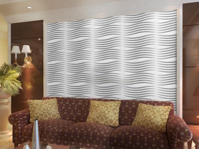 China Fashion Modern Textured 3D Wall Decor Panels / 3 Dimensional Wallpaper Heat-proof for sale