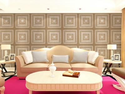 China Customized Auditorium Deco Material 3D Wall Board / Leather 3D Wall Paper Light weight for sale