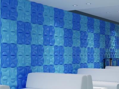 China Hotel Hallways Decorative Interior / Exterior 3D  Wall Panels for Entertainment Wall Decals for sale