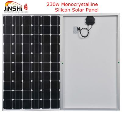 China 230w Multi/Monocrystalline Silicon Solar Panel with Low Iron Tempered Glass for sale