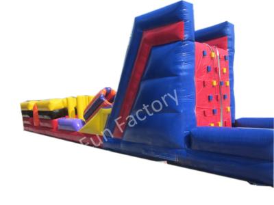 China Outdoor Team Inflatable Obstacle Course / Inflatable Rock Climbing Wall for sale