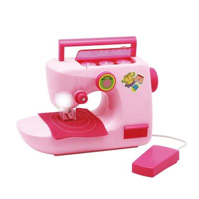 China Extra spool portable chainstitch carry-over sewing machine for kids DIY to design her fashionable clothes and dress in hot selling 1886 for sale