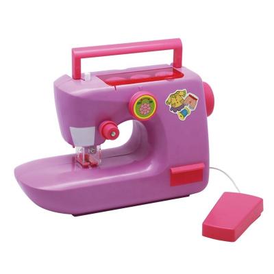 China Carryover Mini Purple Heart Sewing Machine Toys For Kid And Children For Design Bags And Clothes PU1886 for sale