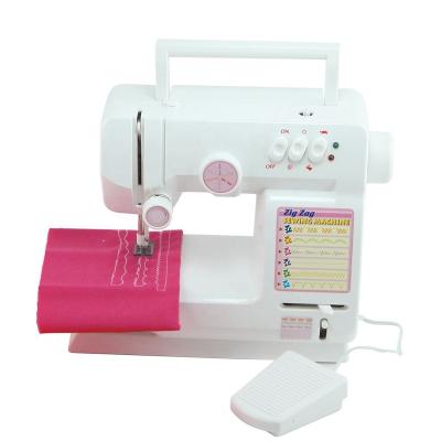 China EN71 Toy Grade Thread Large Size Double Lockstitch Sewing Machine for Kids with 6 Patterns Straight Zigzag and Other 1988 Pattern for sale