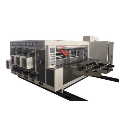 China factory leading edge feeder machine flexo printing machine for carton hebei dongguang for sale