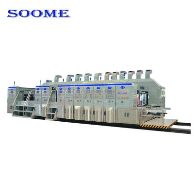 China CLOTHING packaging and printing machine flexo carton box slotter and printer machine for sale