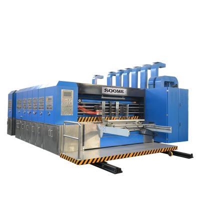 China machinery & Corrugated Material and Sloter 4 Color Cardboard Printer Flexo Printing Machine Price SOOME Graphic MACHINE for sale