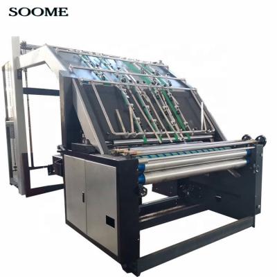 China Corrugated Cardboard Box Making Machine Laminator Machine With Control PLC Servo Drive Touch Screen High Frequency Operation for sale