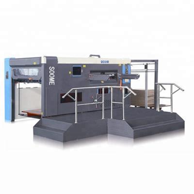 China Commodity Most Attractive Pressed Flat Type Cardboard Cutting And Creasing Packaging Machine With CE for sale