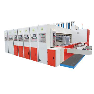 China Hotels Best Quality Carton Box Flexo Printer Rotary Die Slotter Cutter Packing Machine for sale