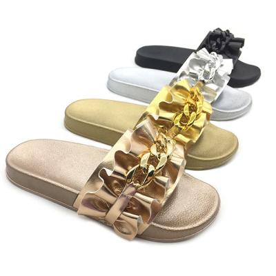 China 2021 Fashion Trend Designer Slippers Women Famous New Lace Up Beautiful Girls Flats Summer Beach Shoes for sale