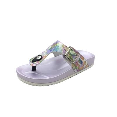 China Factory Supply Multicolor Butterfly Sandals Children Outsoor Flip Flops for sale