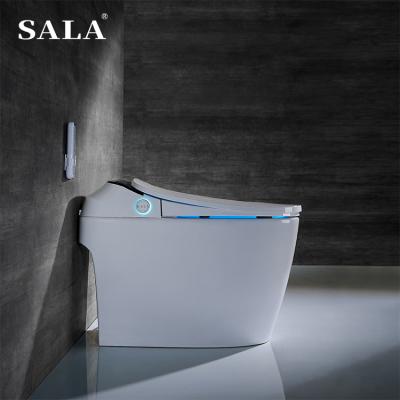 China Automatic Operation SALA Factory Low Price Of Cheap Toilet Bowl Luxury Chinese WC Semi-automatic Toilet for sale