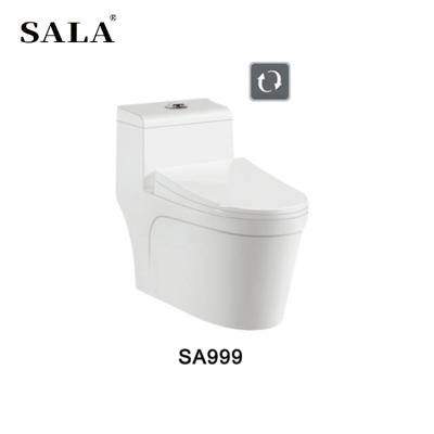 China SALA Wholesale StyleIntelligent Automatic Operation Closestool Automatic Flush Bidet One Piece Toilet For Bathroom for sale