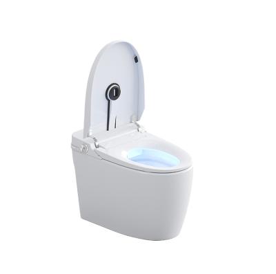 China New Type Instant Hot Ceramic Electronic Auto Back Drain Flip Auto Operation Smart Toilet Electric Heater for sale