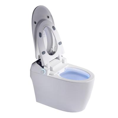 China New design automatic operation water closet siphon flush floor tankless tiolet auto wash and dry toilet for sale