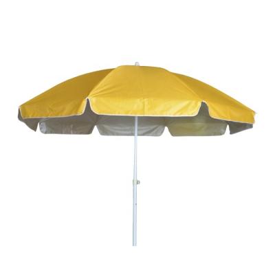 China Large Folding Beach Umbrella Modern Manual Outdoor Patio Sunshade Large Size Beach Umbrellas For Promotional Logo Printing Custom Advertising for sale