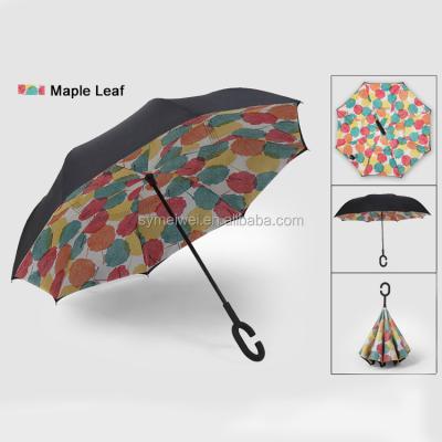 China UV Protect / Waterproof / For Car Best Sun Proof Double Inverted Reverse Umbrella Upside Down For Rain for sale