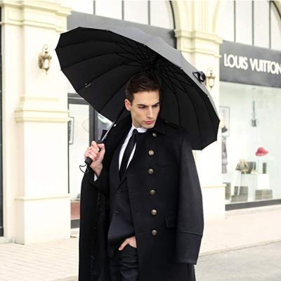 China All in 1 of 16 Panel Custom Automatic Sunshades Travel Windproof Golf Umbrella for Men for sale