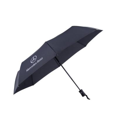 China Vintage Business Umbrella 3 Folds Automatic Open And Close Automatic Umbrellas For Custom Logo And Promotional Printing Ads for sale